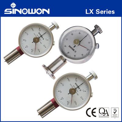 ट्विन इंडेक्स डिजिटल एनालॉग किनारे कठोरता परीक्षक Durometer LX-DT